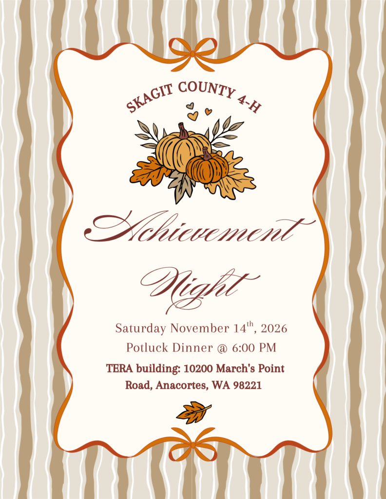 4-H Achievement Night Flyer