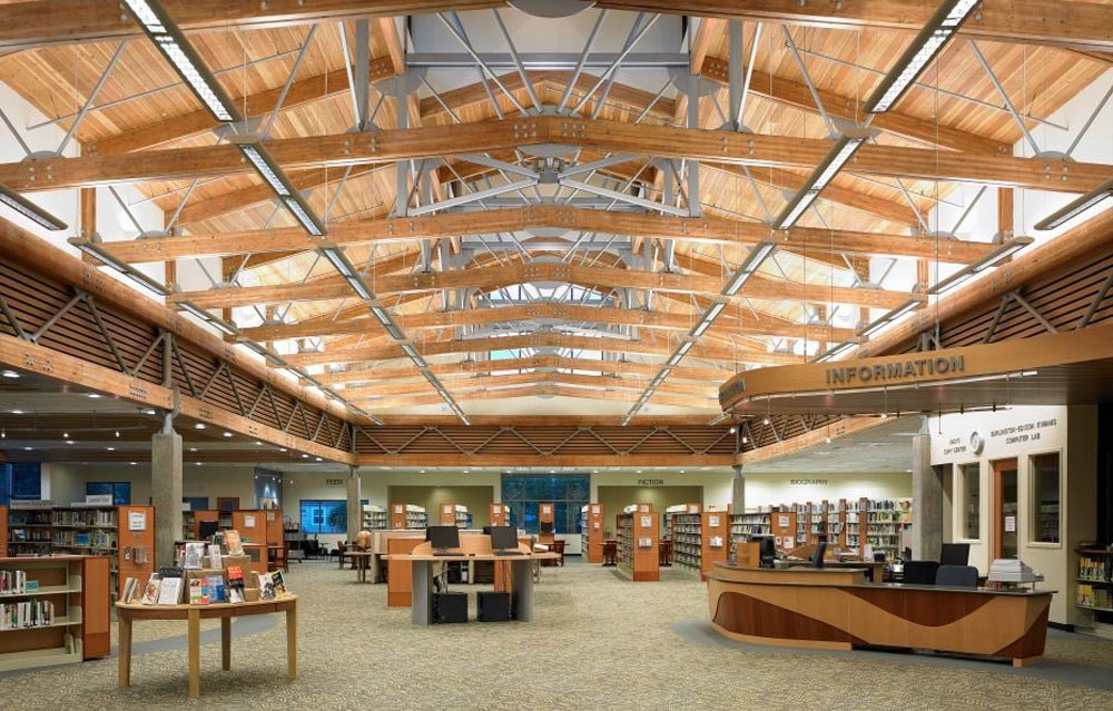 Burlington Public Library Lobby