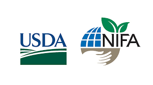 USDA and NIFA logos.