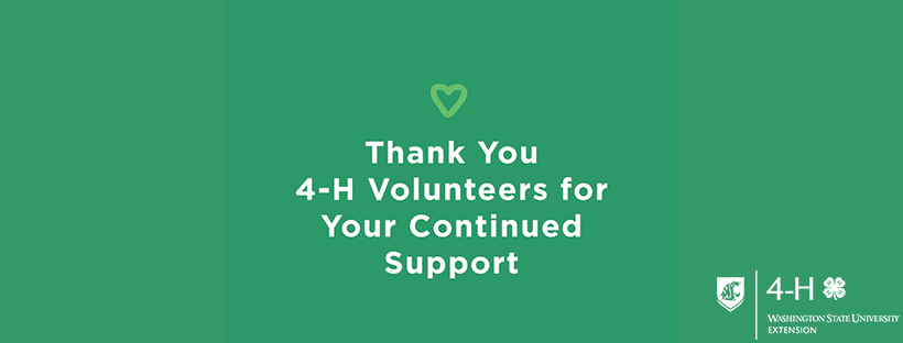 4-H Voluneers, Thank You