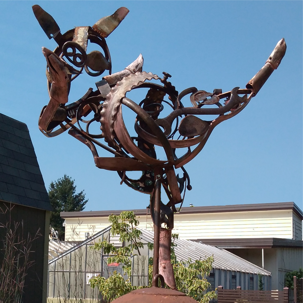 Winnie The Pig scuplture