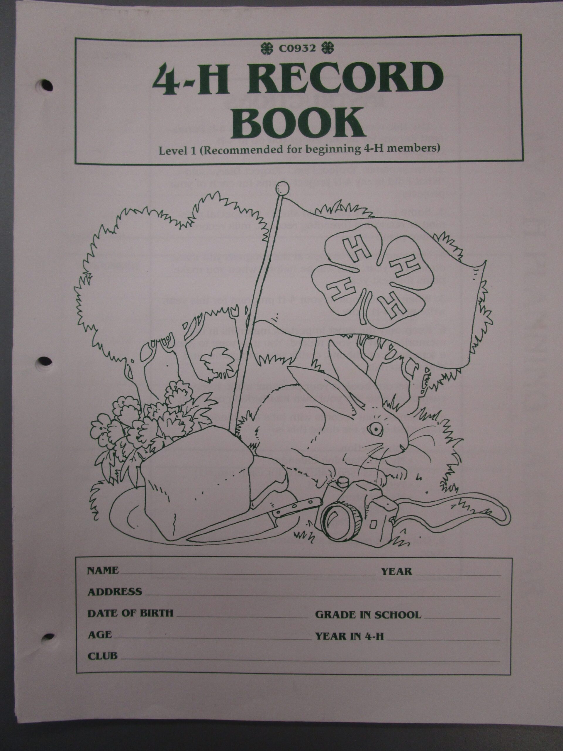 Computer Record Book Writing Printable and Digital record books | Columbia County | Washington State ...
