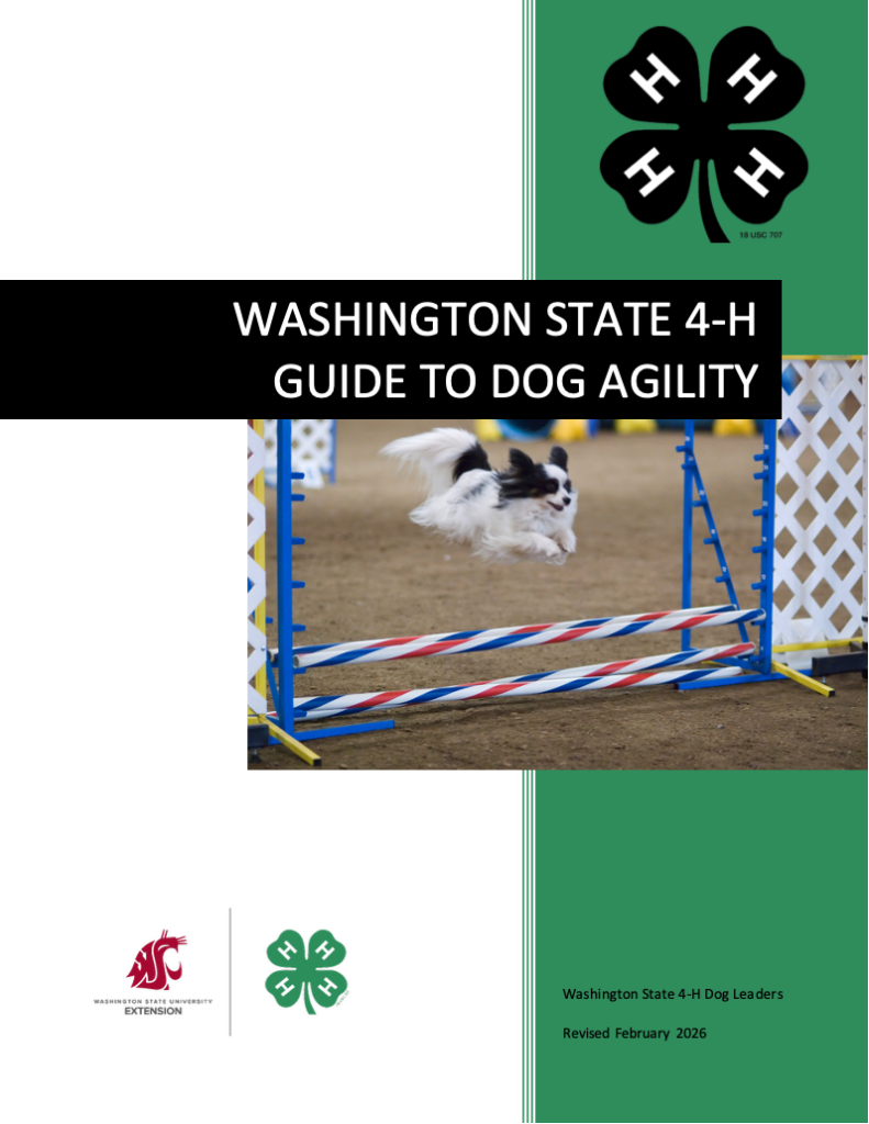 Washington State 4-H Guide to Dog Agility