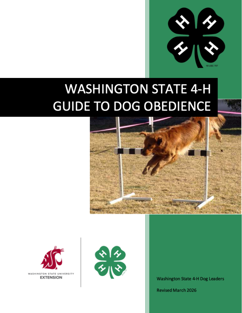 Washington State 4-H Guide to Dog Obedience