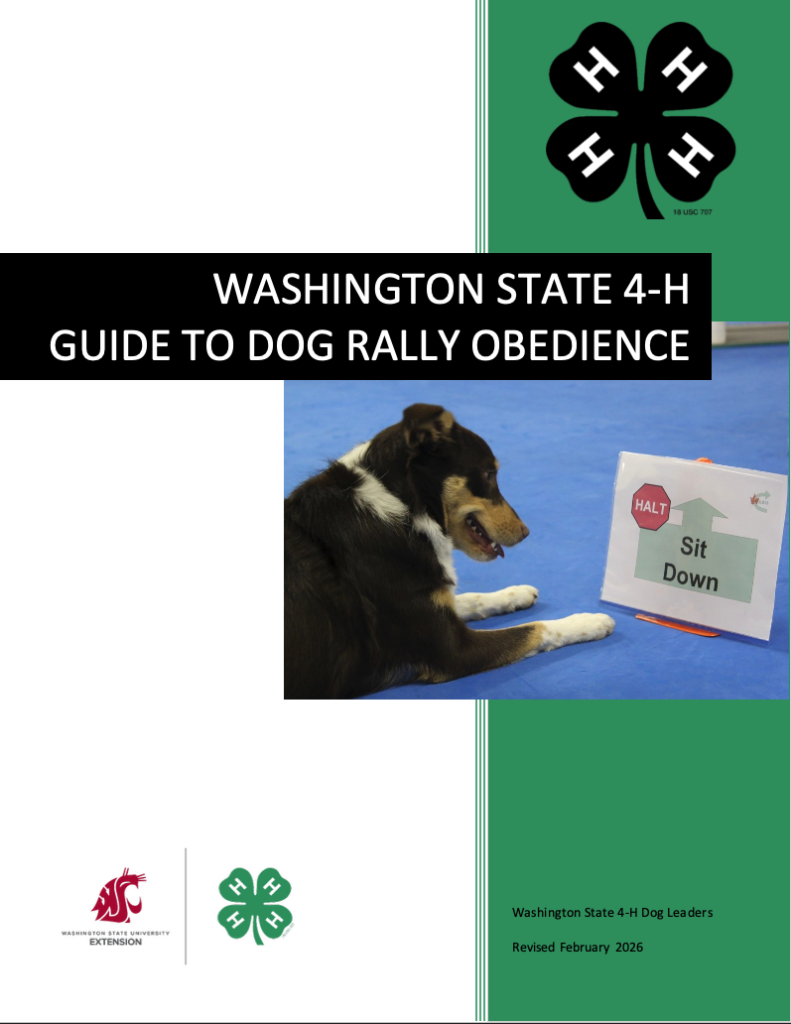 Washington State 4-H Guide to Dog Rally Obedience