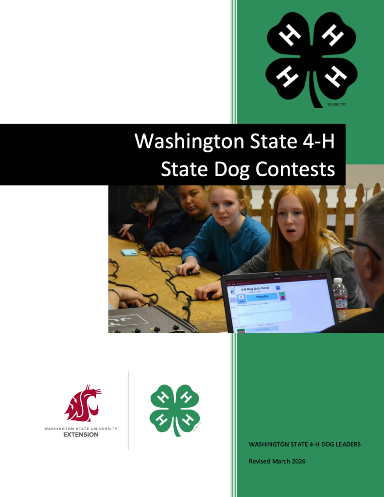 Washington State 4-H State Dog Contests