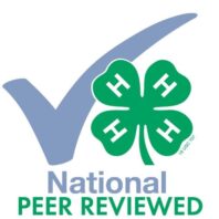 National Peer Reviewed. 4-H logo