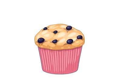 Blueberry muffin.