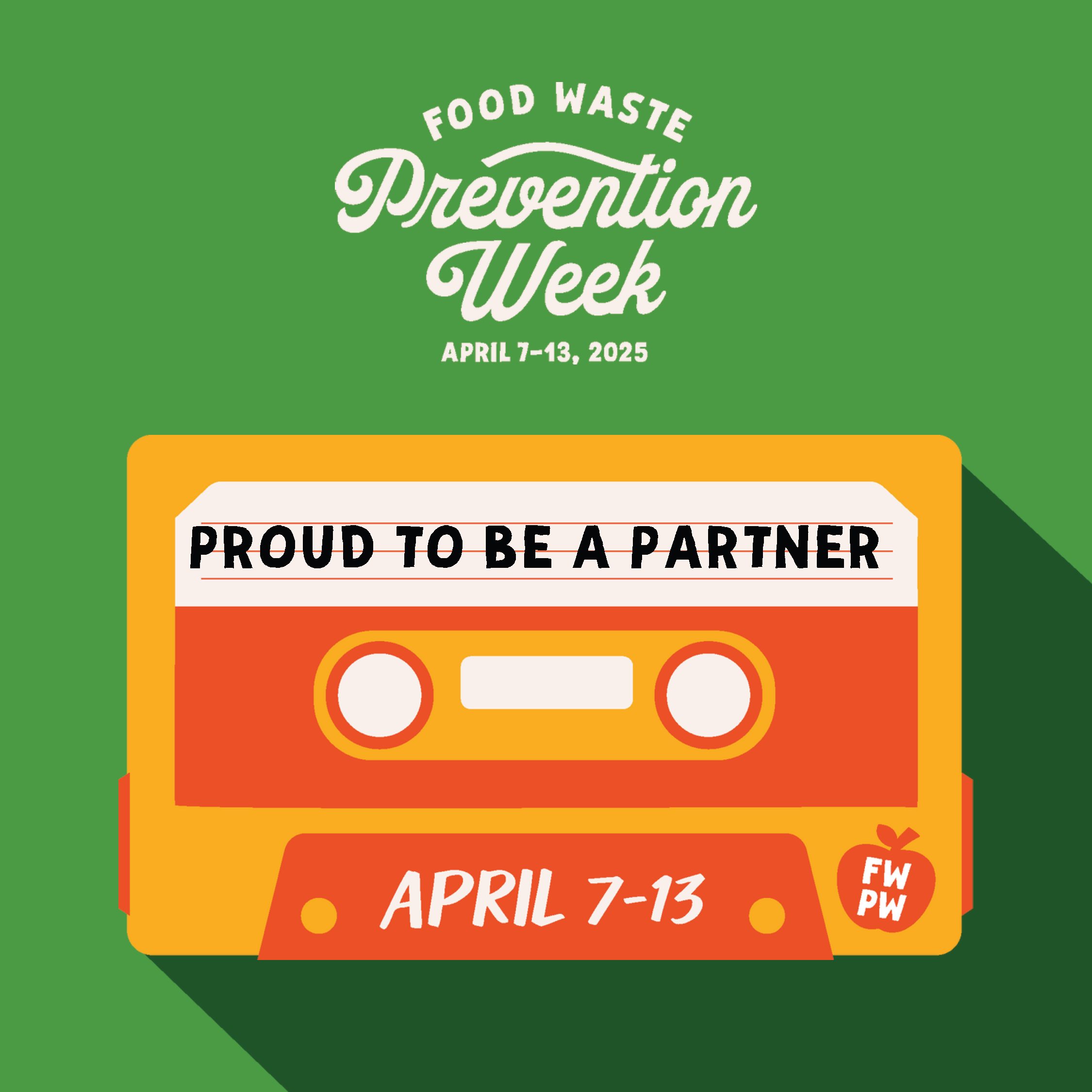Food Waster Prevention Week - April 7 through 13, 2025. 