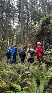 Class in Anacortes Forest