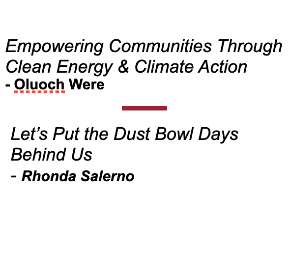 Student project titles