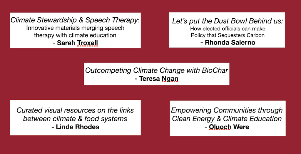 Project titles and authors from first class