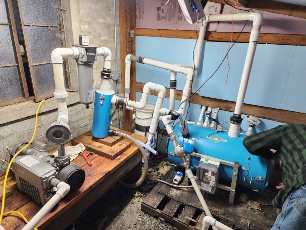 A high power vacuum system.