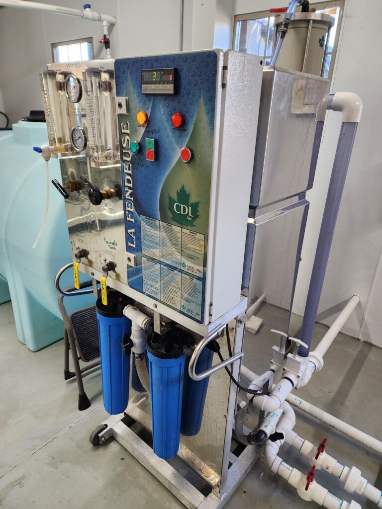 A reverse osmosis machine.