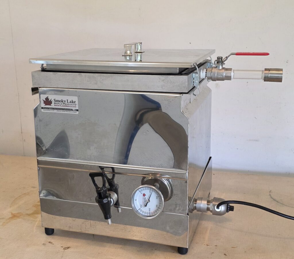 A flat filter for maple syrup
