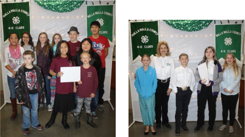 4-H clubs at the annual Achievement Night event