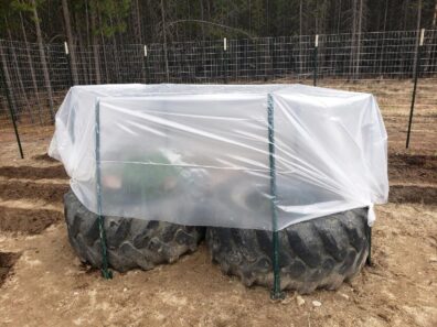 Simple, low cost raised bed idea