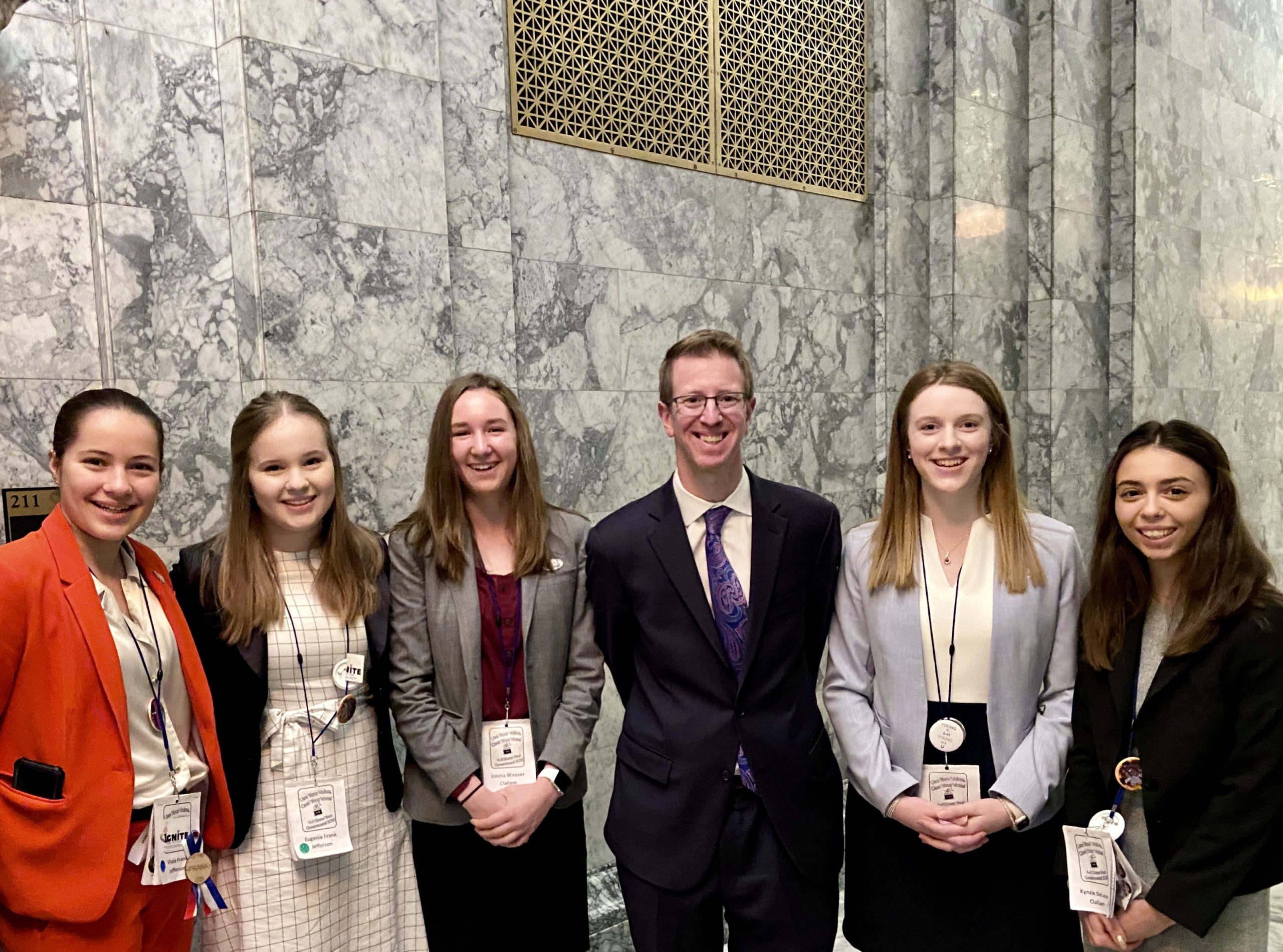 4-H'ers meeting with US representative Derek Kilmer