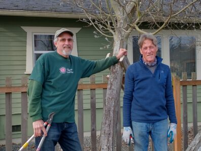 Clallam County Master Gardeners Keith Dekker and Gordon Clark