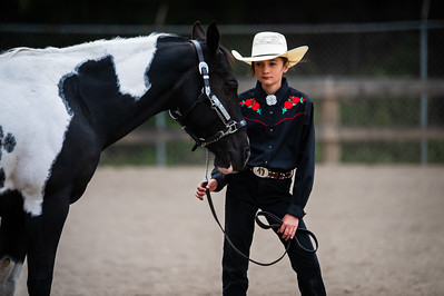 Izzy and her horse in the horse arena photo credit Jesse Major