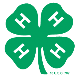 4-H clover logo.