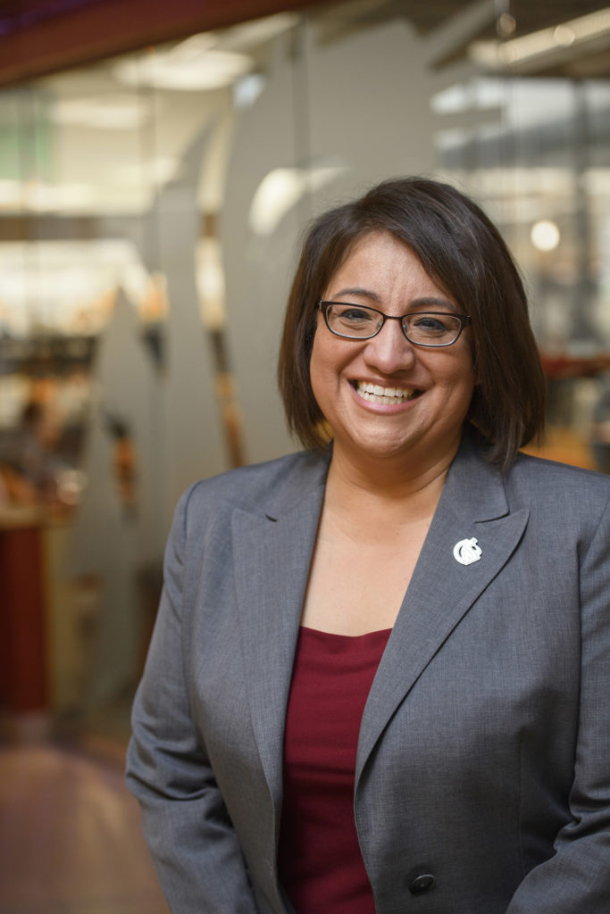 Mary Jo Gonzales in profile