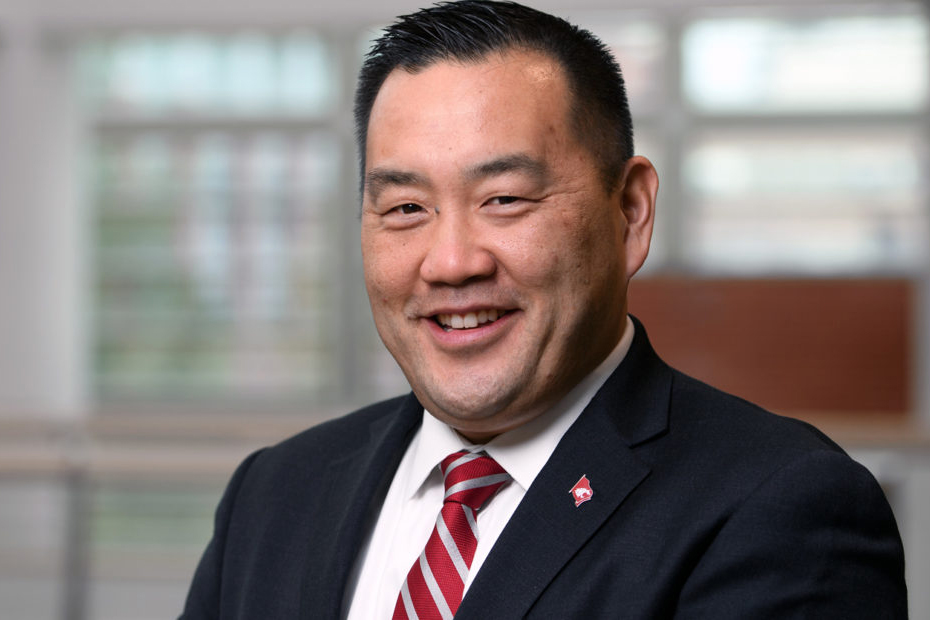 Closeup of Pat Chun.