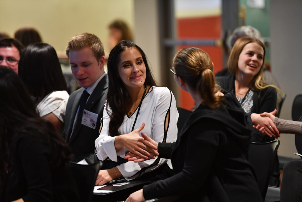 Student participants at last year's Murrow Symposium.