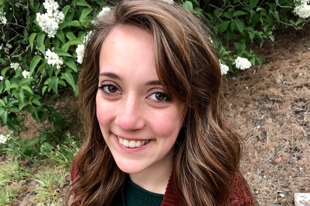 Linguistics major and Spokane native Ava Beck