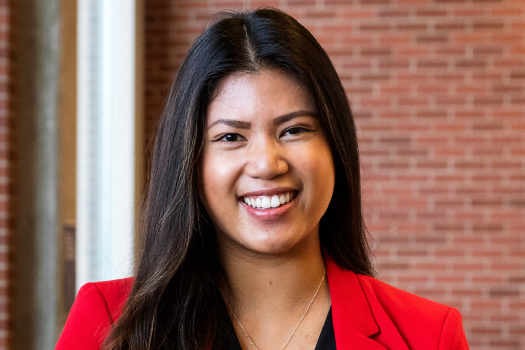 Closeup of Johanna Pantig.