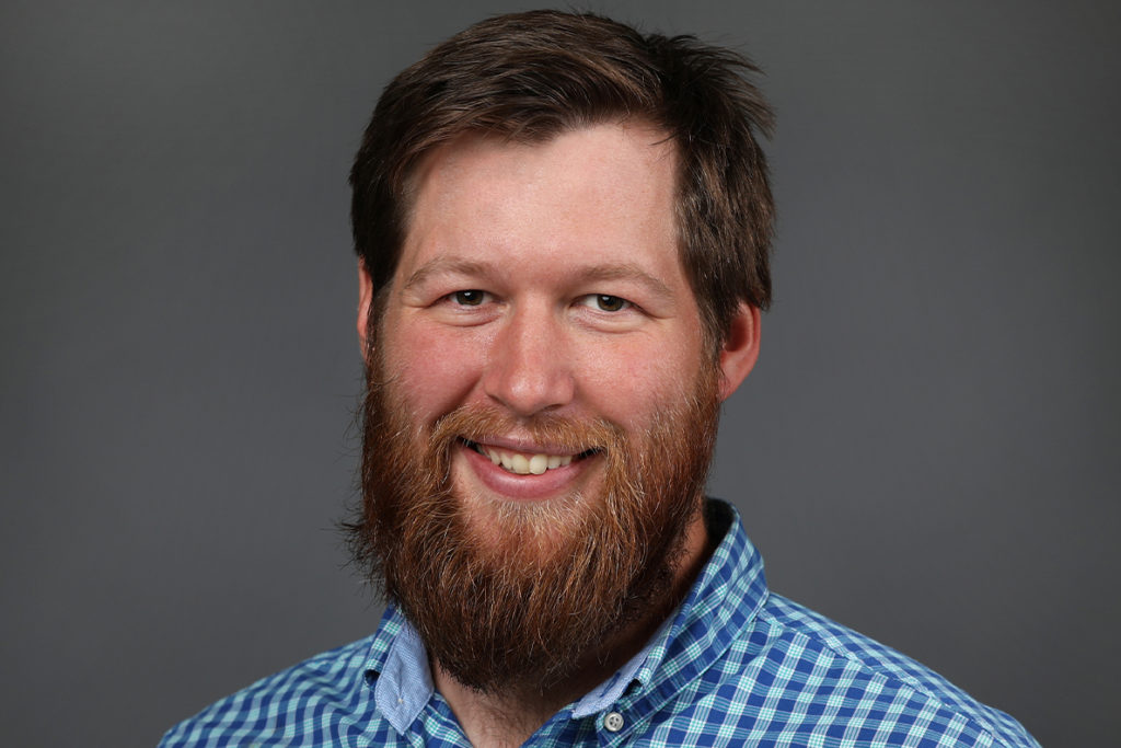 Closeup of Isaac Madsen