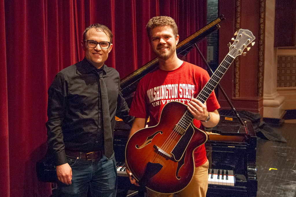Pianist Jake Svendsen and guitarist Gabe Condon.