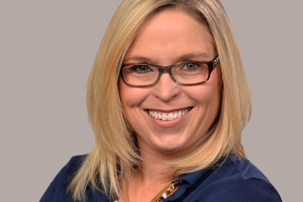 Closeup of Rebecca Cooney