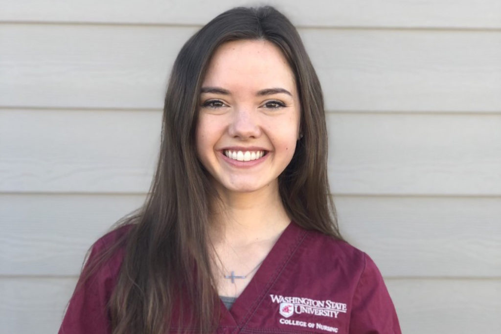 Closeup of Karina Lees