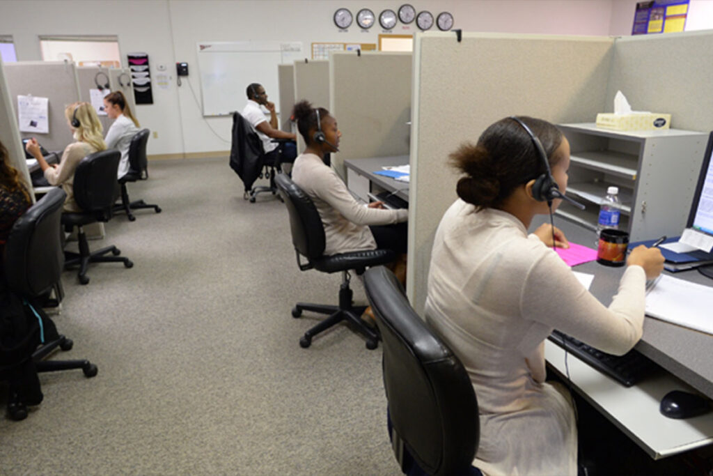 A survey call center