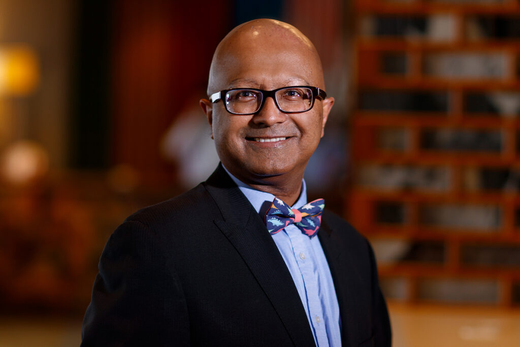 Closeup of Dipra Jha.