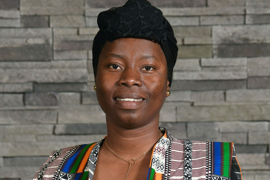 Closeup of Aichatou Waziri