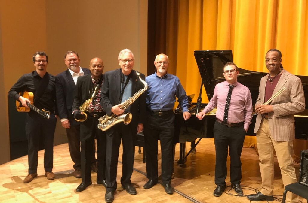 Closeup of members of Jazz Northwest