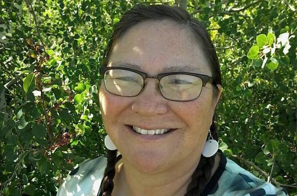 Closeup of Rosalyn LaPier