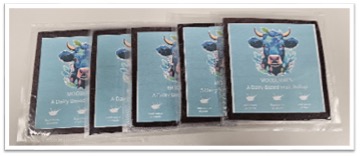 Several packets of Mooberries. 