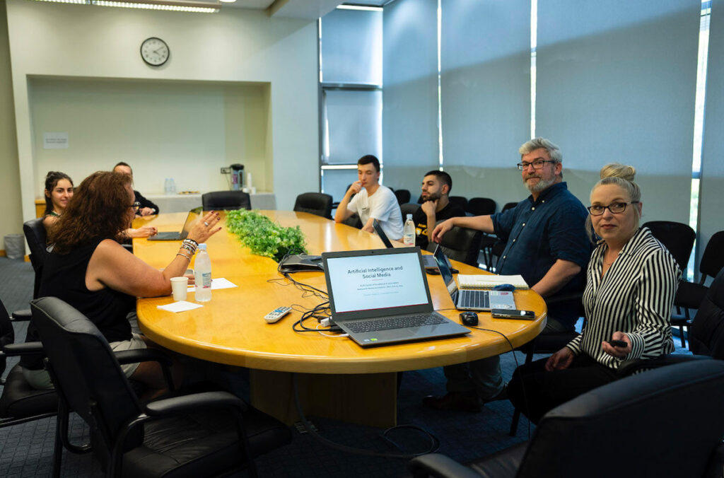 In June, WSU professors Chris and Rebecca Cooney led AI and social media workshops specifically tailored for journalists, social media professionals, faculty, and students at the American University of Armenia.