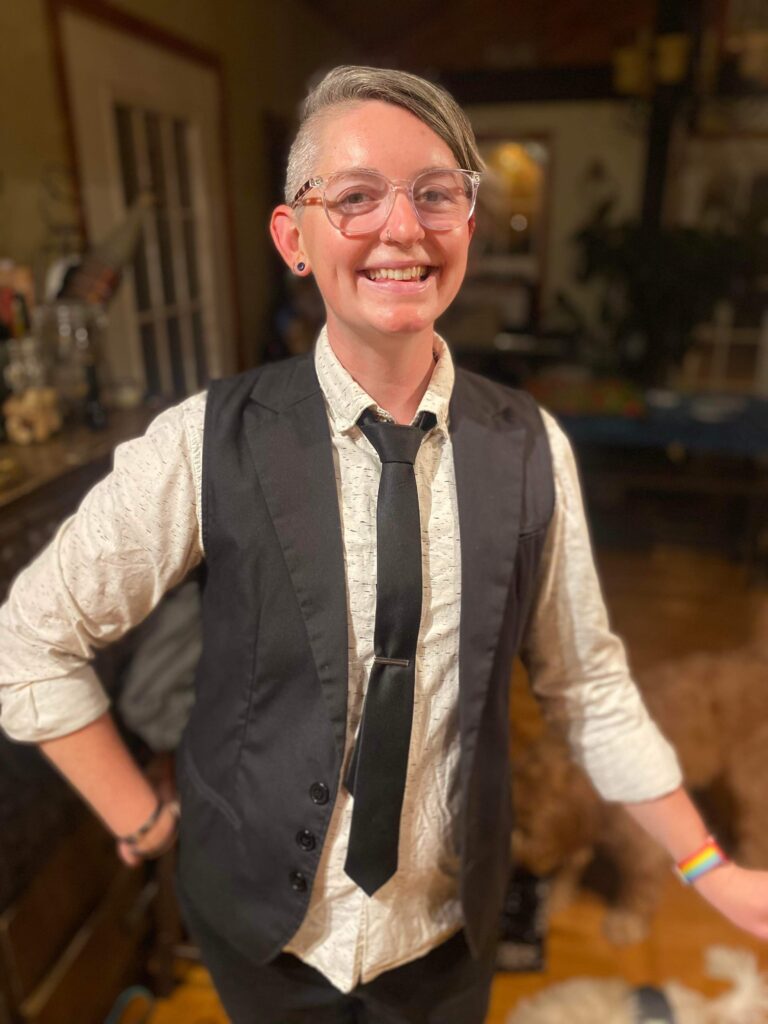 Closeup of Rae Olsson