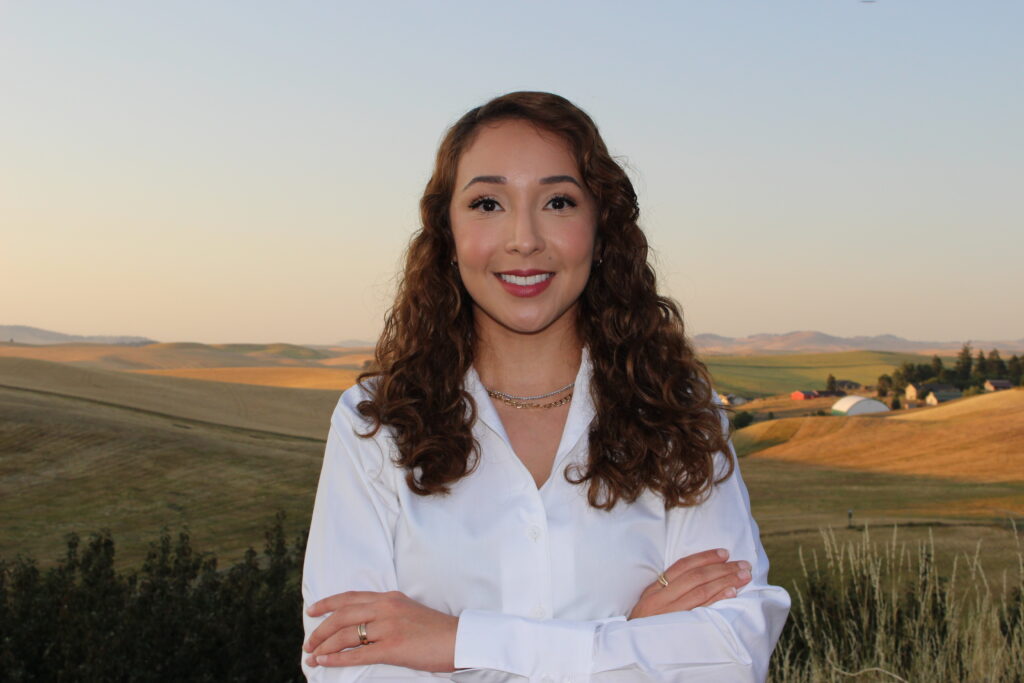 Closeup of Vanessa Delgado