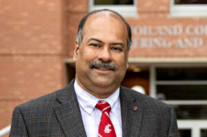 Closeup of Partha Pande.