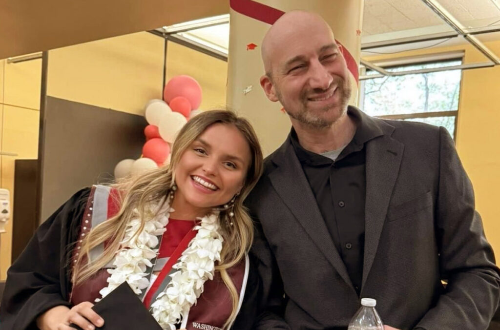 Clara with her mentor Phil Gruen