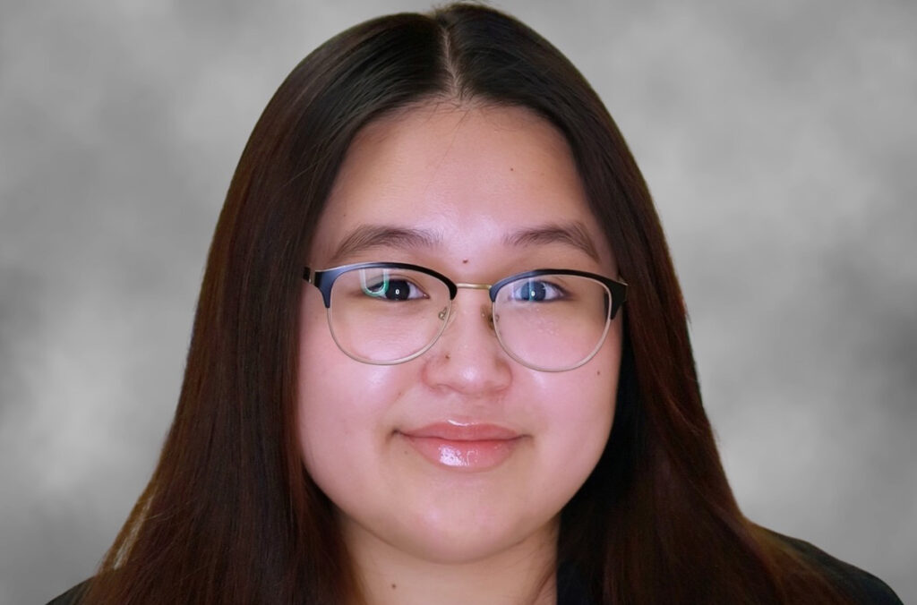 Closeup of Tammy Ha.