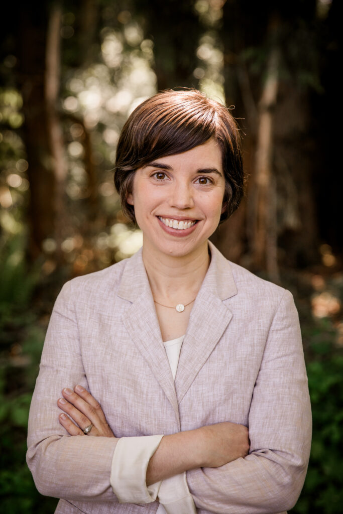 Closeup of Andra Chastain