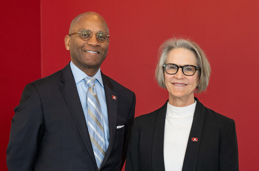 WSU President Elizabeth Cantwell and WSU Everett Chancellor Paul Pitre.