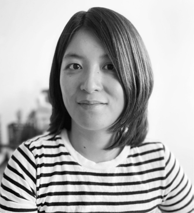 Black and white photo of Jiemei “Mei” Lin.