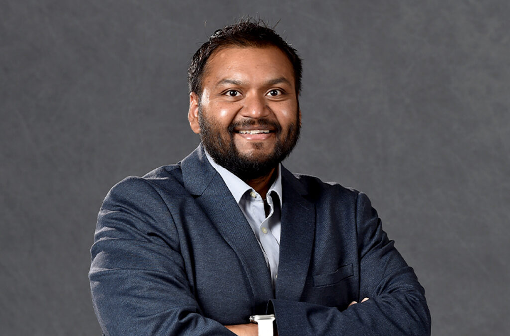 Closeup of Monowar Hasan.